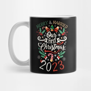 our first Christmas merry and married Mug